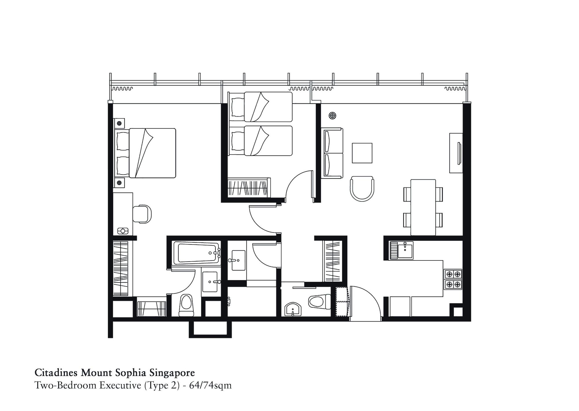 Citadines Mount Sophia Szingapúr Kültér fotó